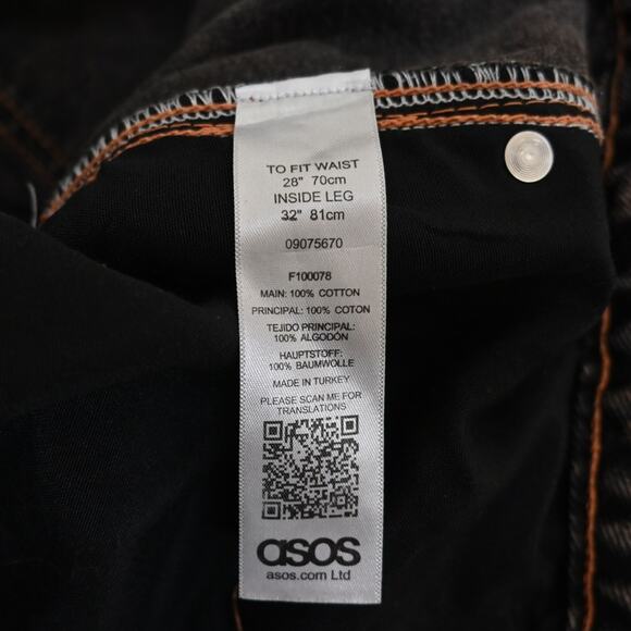 Asos Denim Womens 6 Stone Tint Raw Hem Ankle Jeans - Picture 10 of 11